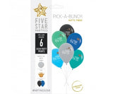 3rd Birthday "three" Crowns & Stars Assortment Pick-A-Bunch 6pk UNFILLED