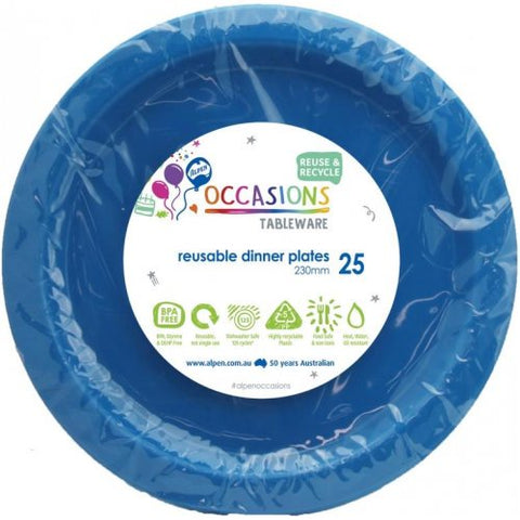 Royal Blue Dinner Plate Pack 25 #821405