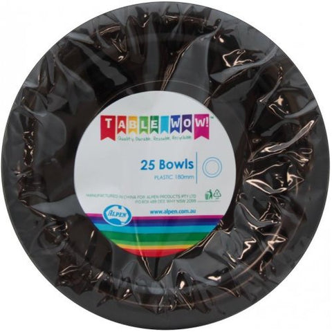 Black Reusable Bowl Pack 25 #841588