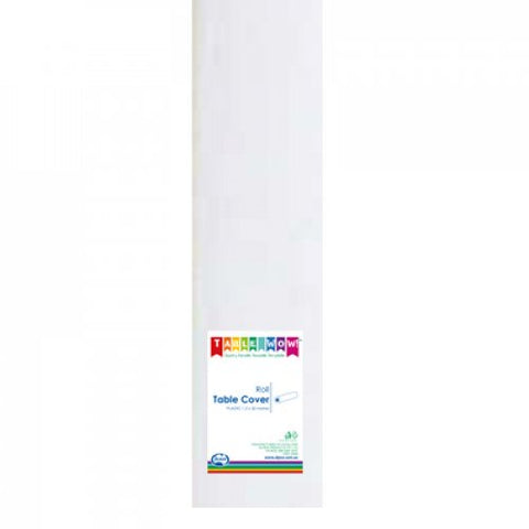 White Tablecover Roll 30m x 1.2m #388301