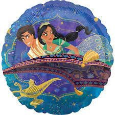 PRINCESS JASMINE ALADDIN 43cm 17inch FOIL BALLOON DOUBLE SIDED INFLATED #39152