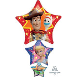 DisneyToy Story 4  Foil Licensed Shape  63cm x 106cm INFLATED #39514