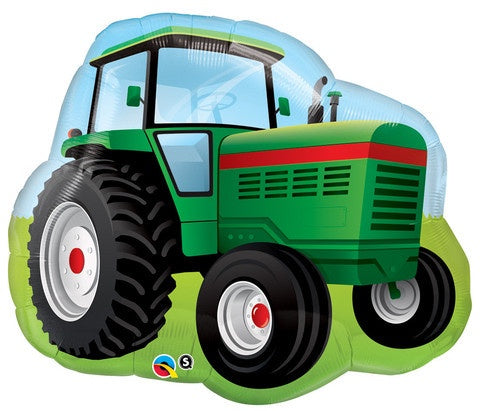 Barnyard Tractor Foil Supershape Balloon #16468