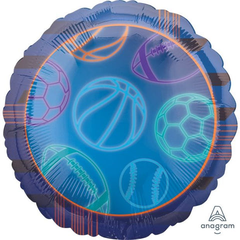 Birthday Baller Sports Foil balloon 45cm (18") #40695
