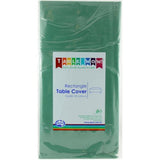 Green Plastic Tablecover Rectangle