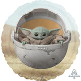 Star Wars Mandalorian The Child Disney Licensed Foil Balloon 17" 43cm INFLATED #42241