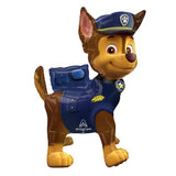Paw Patrol Chase Licensed Foil Shape Multi Balloon AIR FILLED (60cm x 45cm) INFLATED #42565