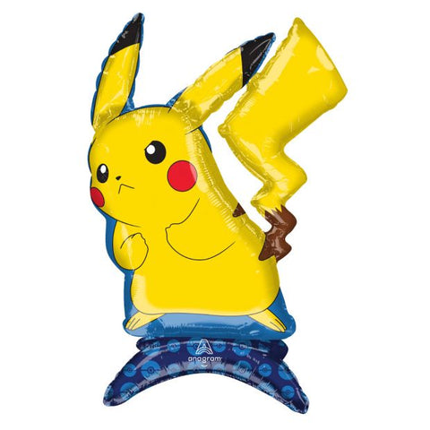 Pikachu Pokemon Liscensed Foil Multi-Balloon (45cm x 60cm) AIR Filled ONLY #42572