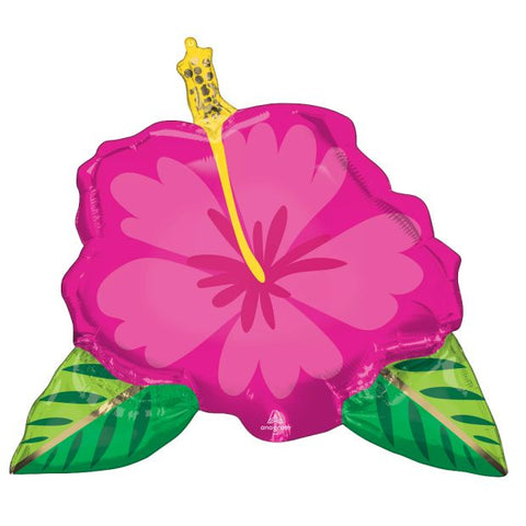 Beautiful Tropical Hibiscus Foil Supershape 63cm x 68cm #42671
