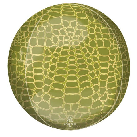 Alligator Print Animalz Orbz 40cm (16") INFLATED  #42801