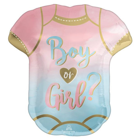 The Big Reveal (55cm x 60cm) Boy or Girl Foil SuperShape #42832