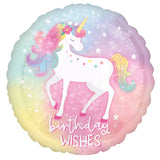 Enchanted Unicorn Birthday Foil 45cm (18") (45cm) #42894