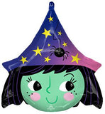 Anagram Foil Shape 19"(48cm) Halloween Witch