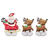 Santa and Reindeers Giant AirLoonz™ Decor Kit (251cm x 129cm) INFLATED #44705