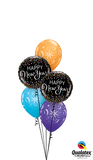 New Years Eve Balloon Dazzler Bouquet