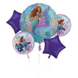 Little Mermaid Live Action Disney Licensed INFLATED Balloon 5 Bouquet Kit #45524