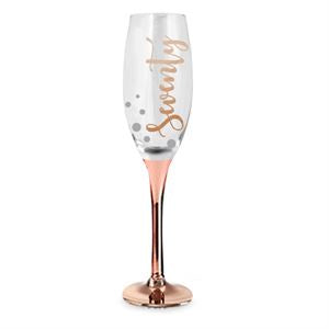 70th Birthday Wine Glass Seventy Liquid Therapy Gift Boxed
