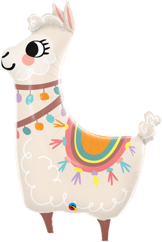 Llama Loveable Foil Supershape Balloon #85914