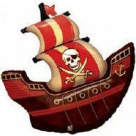 Pirate Foil Supershape Ship 100cm INFLATED #16439