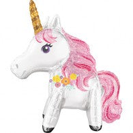 Unicorn Magical Mini Airwalker Balloon INFLATED #36887