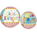 Circus Birthday Orbz Balloon #32906