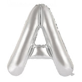 Giant Letter Balloon A Silver Foil 86cm #213900