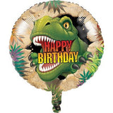 DINOSAUR 45CM DINO BLAST HAPPY BIRTHDAY FOIL BALLOON #93589