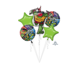 RISE OF THE TEENAGE MUTANT NINJA TURTLE 5 PACK BOUQUET INFLATED #89099