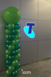 Balloon Column With Giant Topper Balloon