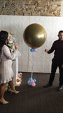 Gender Reveal Giant Confetti & Helium Filled Balloon From