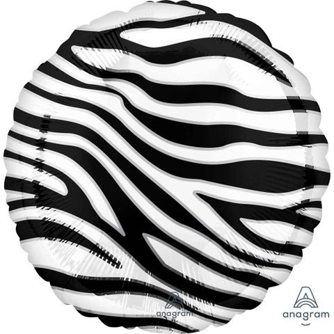 ZEBRA PRINT ANIMALZ 45CM STANDARD #42384