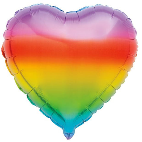 Gradient Rainbow Heart 45cm #57601