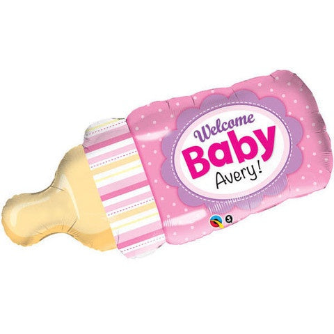 Welcome Baby Bottle Foil Supershape Balloon #16470