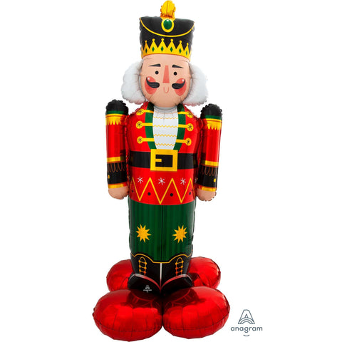 Christmas Nutcracker Giant Airloonz Foil Balloon INFLATED #83119