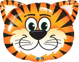 Tiger Face Foil Supershape Balloon #16189