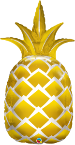 Gold Pineapple Foil Supershape Balloon #57362