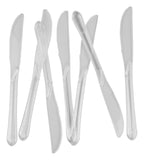 Clear Reusable Plastic Cutlery Knife Knives 20pk