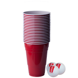 Redds - Red Cup & Pin Pong Balls 20pkt + 3Balls #000136
