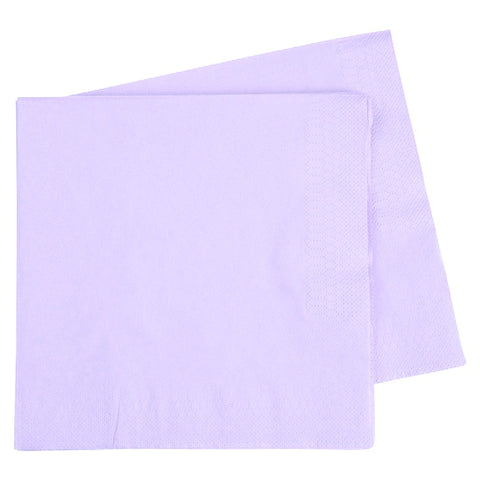 Pastel Lilac Napkins Dinner 40pk