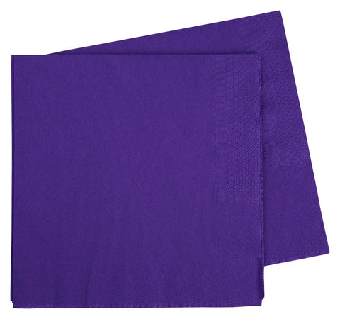 Purple Napkins Dinner 40pk