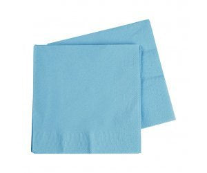 Baby Blue Napkin Lunch 2ply Light Blue 40pk