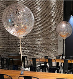Large 60cm Confetti Filled Balloon on a weight 2-3 day Foat Time