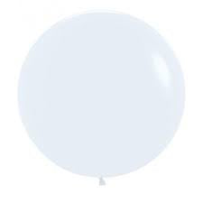 White 60cm Helium Balloon #222651