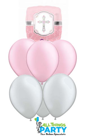 Baptism Christening Pink Cross Splendor #CP04