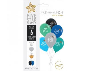 10th Birthday "ten" Crowns & Stars Assortment Pick-A-Bunch 6pk UNFILLED