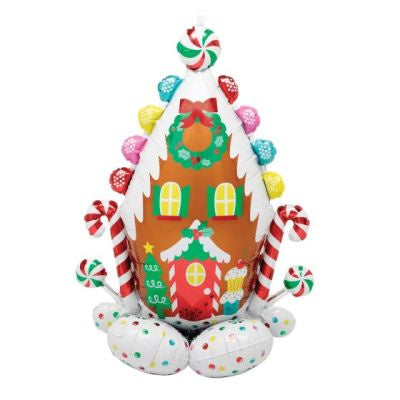 Gingerbread House (81cm x 129cm) Giant AirLoonz INFLATED #44914