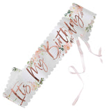 DITSY FLORAL IT'S MY BIRTHDAY SASH #DF-820