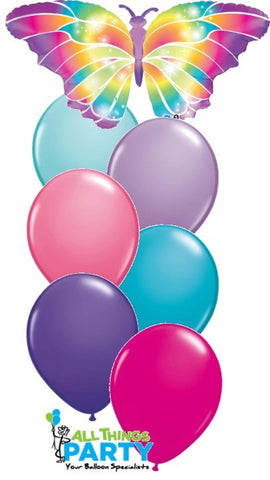Luminous Pastel Butterfly Bouquet INFLATED