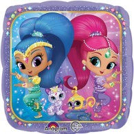 Shimmer & Shine Foil Character 43cm Balloon #33940