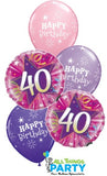 40th Birthday Girl Star Dazzler Bouquet #40BD06